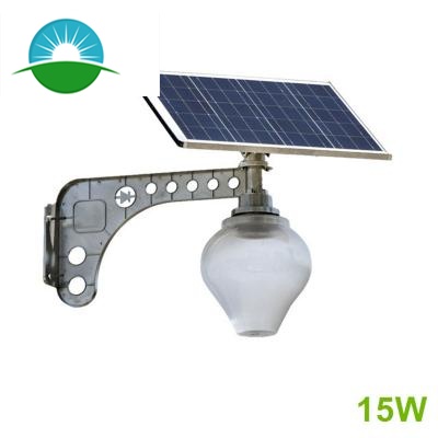 7-15W tudo em duas luzes de rua solar em forma de fruta

