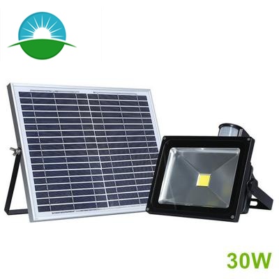 10-30W luz de inundação solar LED
