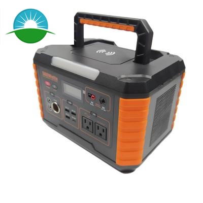 Gerador solar de acampamento portátil 500 W fora da rede elétrica
