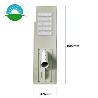 Iluminação de rua solar integrada IP65 250 W
