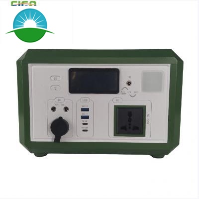 Central elétrica portátil de 600 W para acampamento ao ar livre e uso doméstico