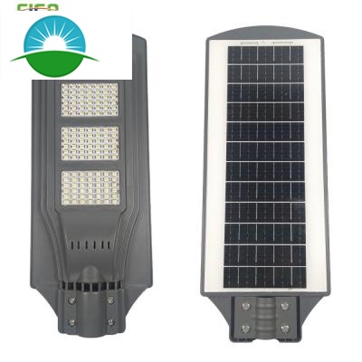 Iluminação pública solar multifuncional IP65 com sensor de movimento