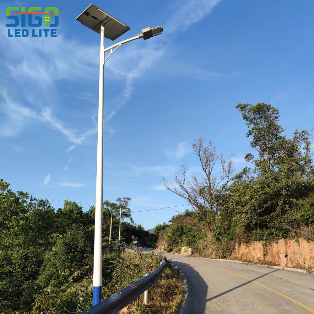 Como instalar luzes de rua movidas a energia solar