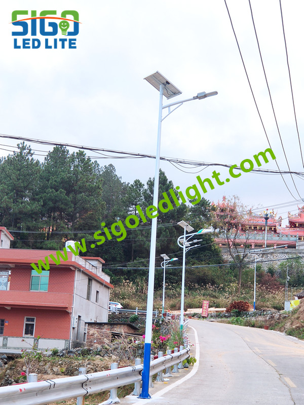 tudo em dois luz de rua solar para estrada rural
